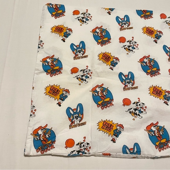 Kids Cartoon Print Set of 2 Pillowcase Ringo Rabbit Deputy Duck - Picture 10 of 16